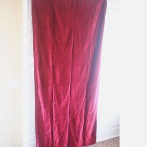 Vintage Brentwood Originals Burgundy Velvet Lined Heavy Drapery Panels